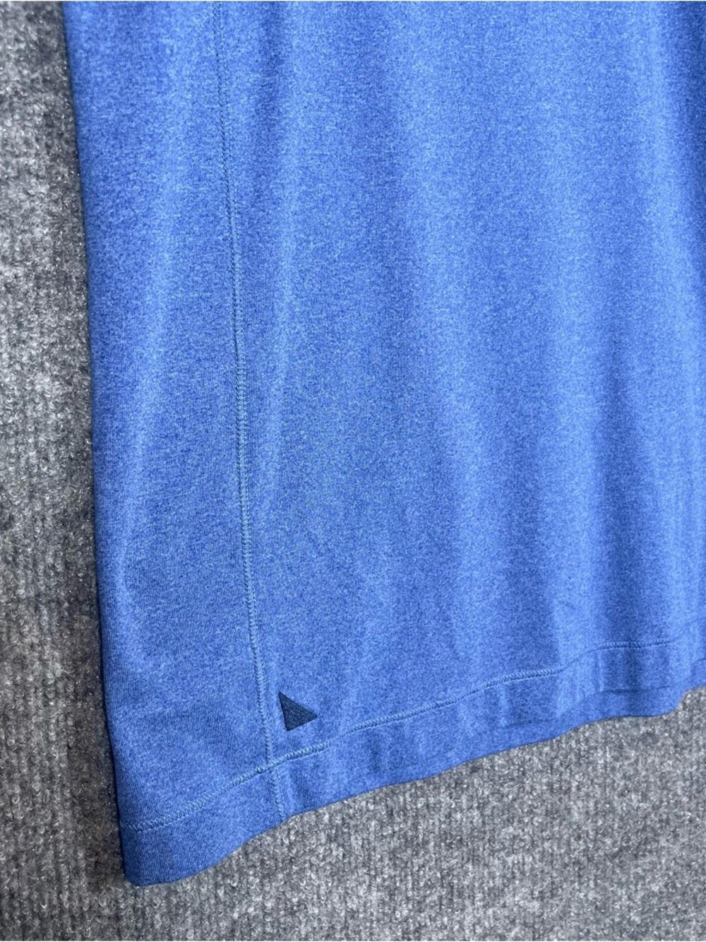 Untuckit Mens Medium Blue Short Sleeve Stretch Polo Preppy Casual Shirt - Picture 6 of 9